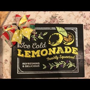 Handmade Lemonade Sign